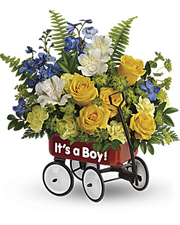 Teleflora's Sweet Little Wagon Bouquet