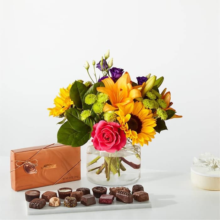 Best Day Bouquet and Chocolate Bundle