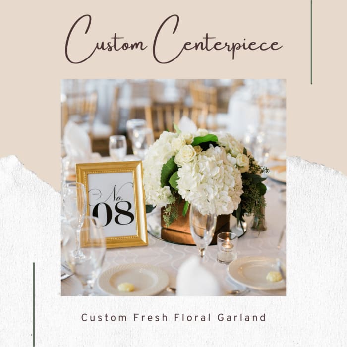 Custom Wedding Centerpiece