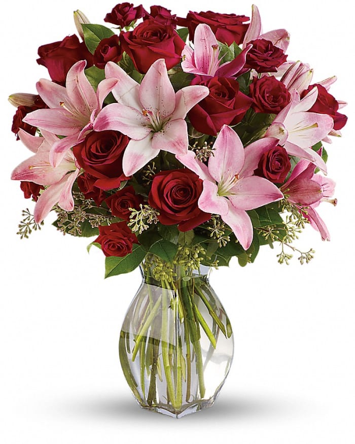 Lavish Love Bouquet with Long Stemmed Red Roses