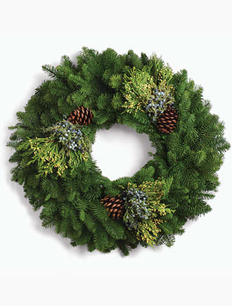 30" Wreath with Bow