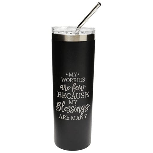 Blessings are Many 23 ox Tumbler - Black