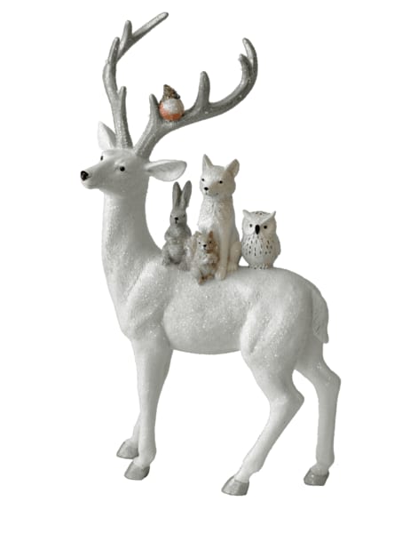 Deer with Woodland Animals