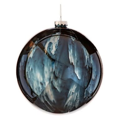 150mm Blue Chrome Ball Ornament