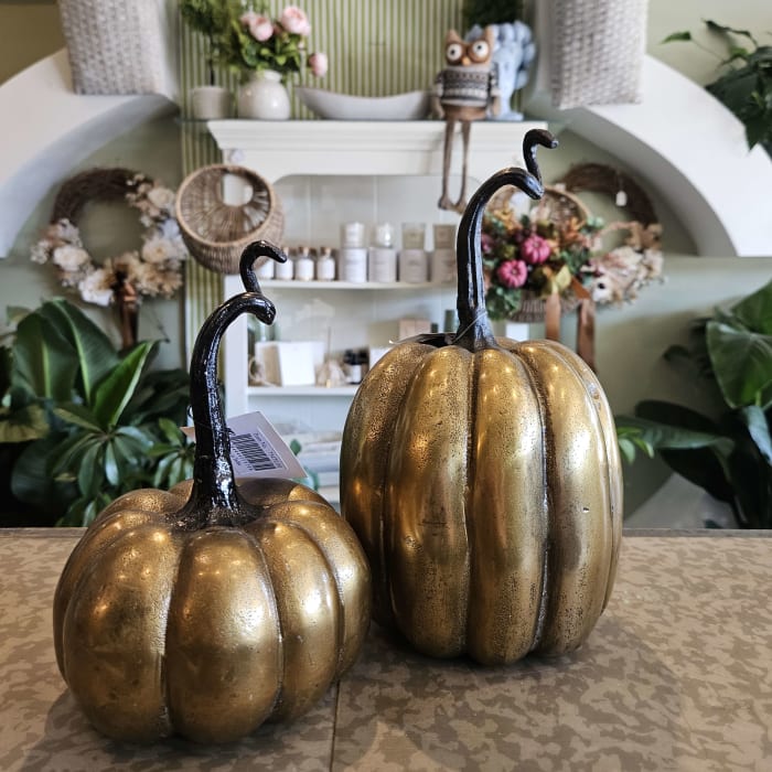 Bronze Pumpkin Set