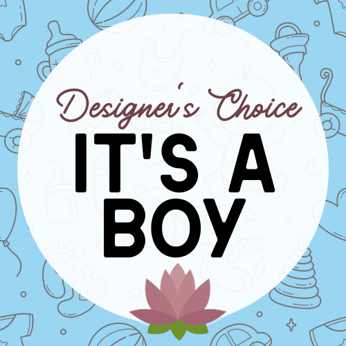 It's A Boy Designer's Choice