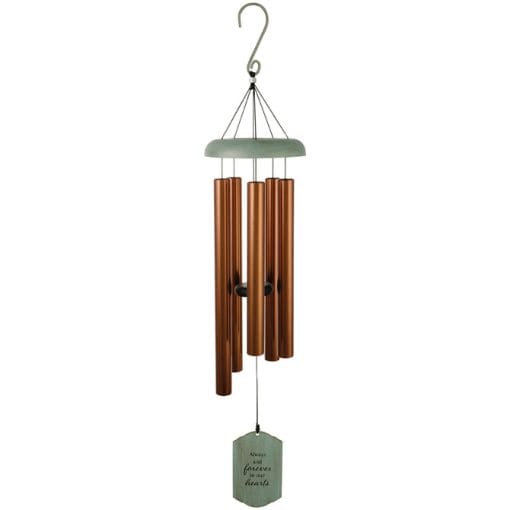 In Our Hearts 38" Patina Sentiment Chime