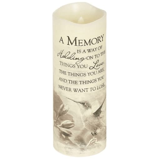 Everlasting Glow With Premier Flicker "A Memory" Candle 8" x 3"