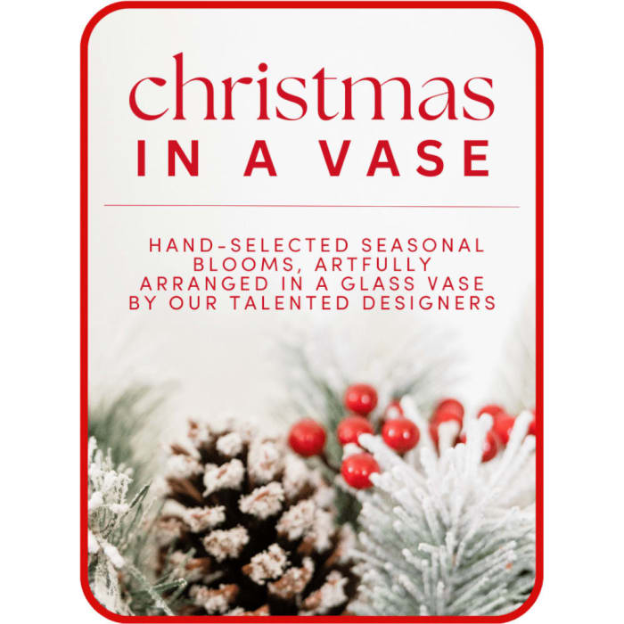 Designer's Choice Christmas Vase Arrangement