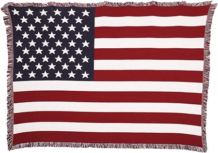 Star Spangled Woven Sympathy Throw