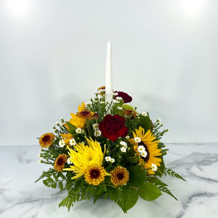 One Candle Centerpiece