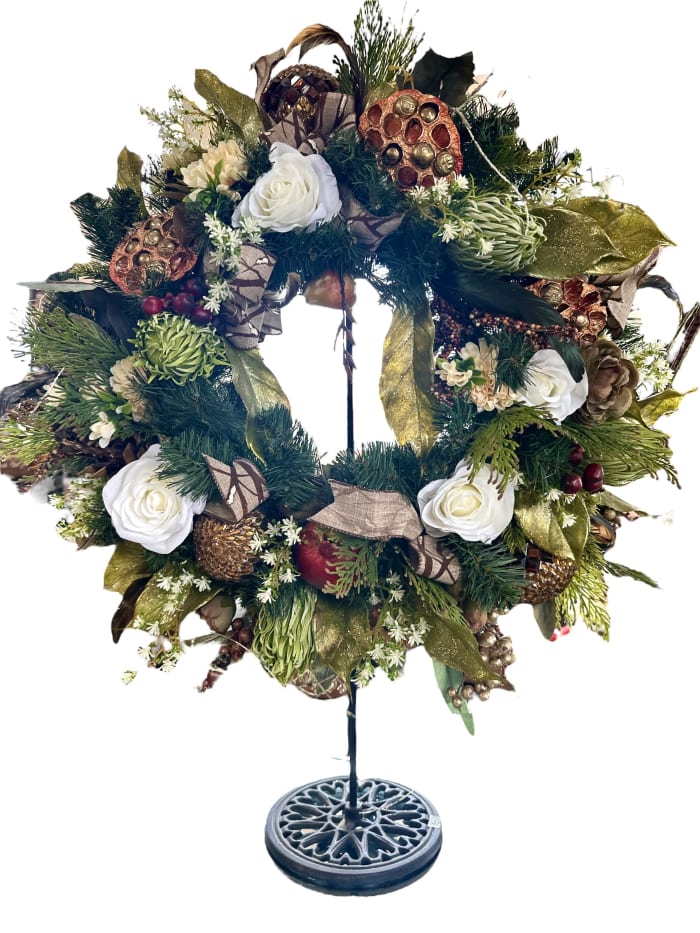 Woodland Silk Holiday Wreath