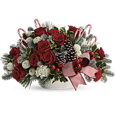 Jolly Candy Cane Bouquet