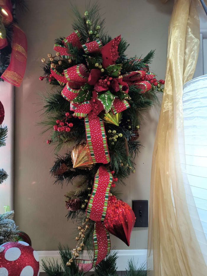 Christmas Ornament Swag