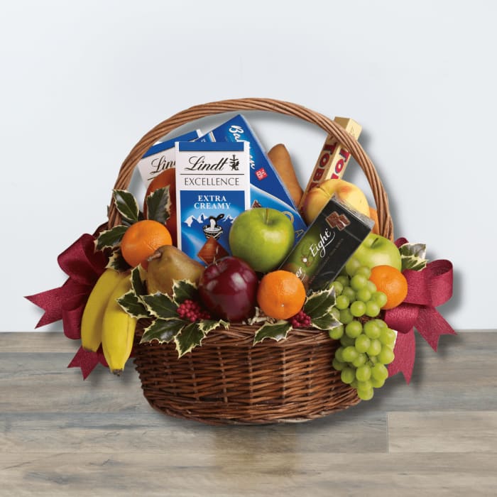 Fruits & Sweets Christmas Basket