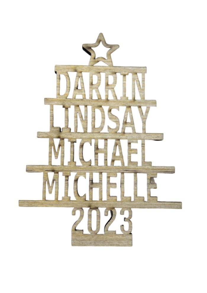 Personalized CustomEvergreen Ornament