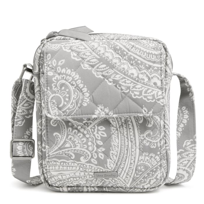 Small Crossbody - Cloud Gray Paisley