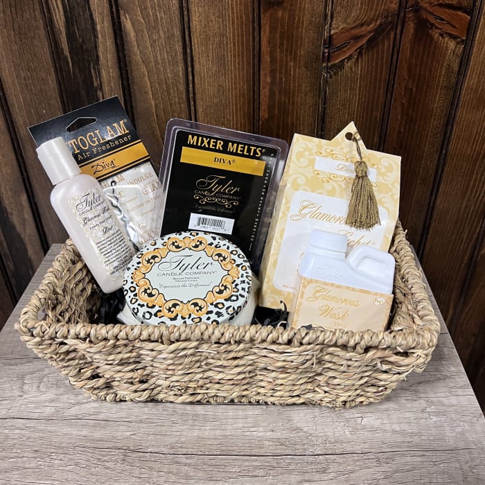 Tyler Candle Co Gift Basket