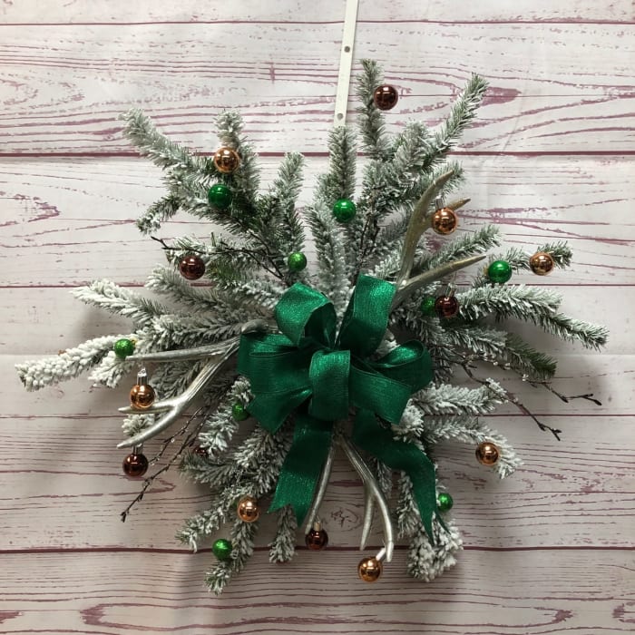Woodland Whimsy Snowflake Silk (Artificial) Wreath