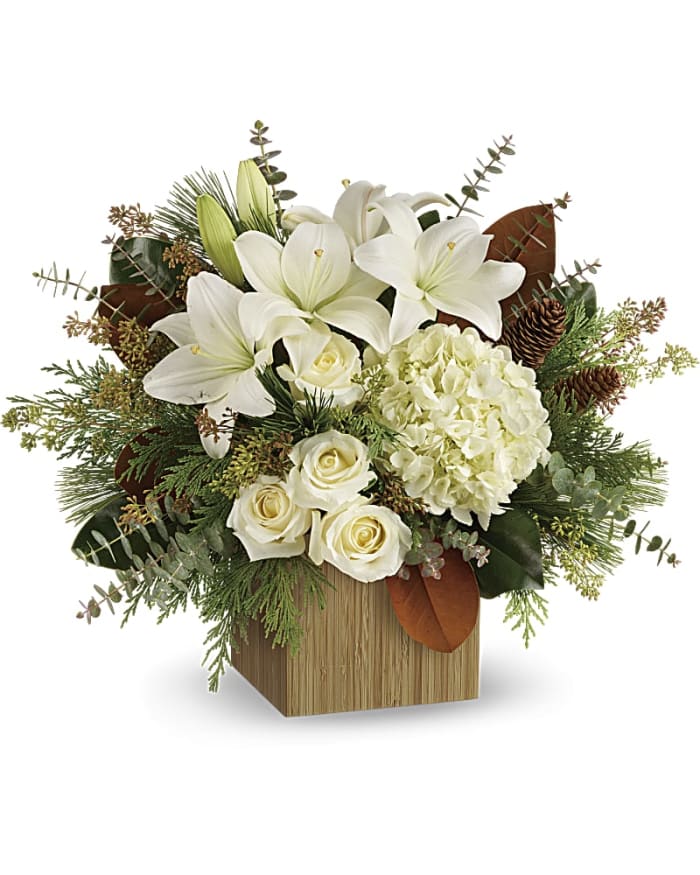 Teleflora's Snowy Woods Bouquet