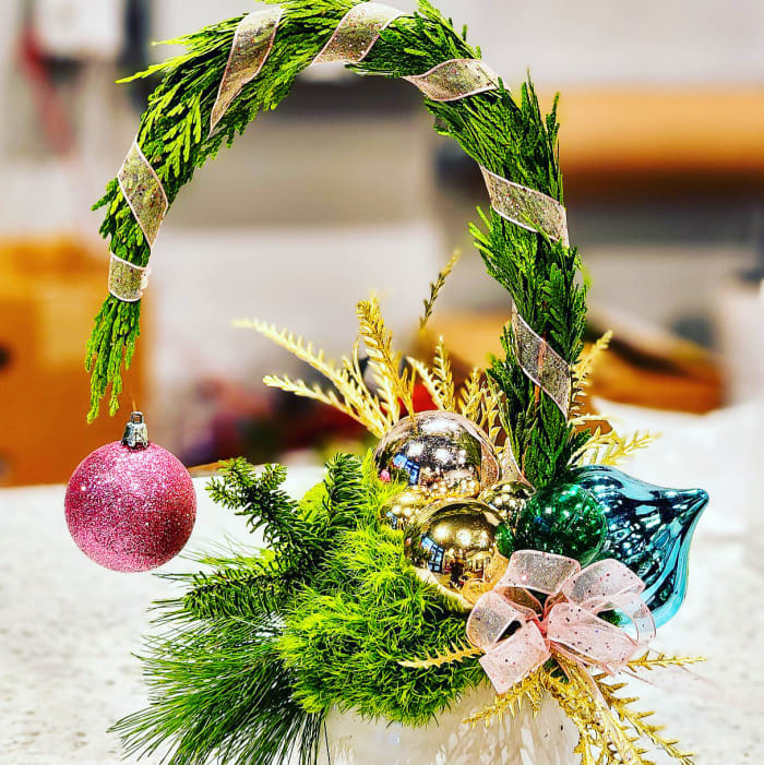 Whoville Christmas Tree Flower Delivery Grand Rapids MI Southside Flower Market