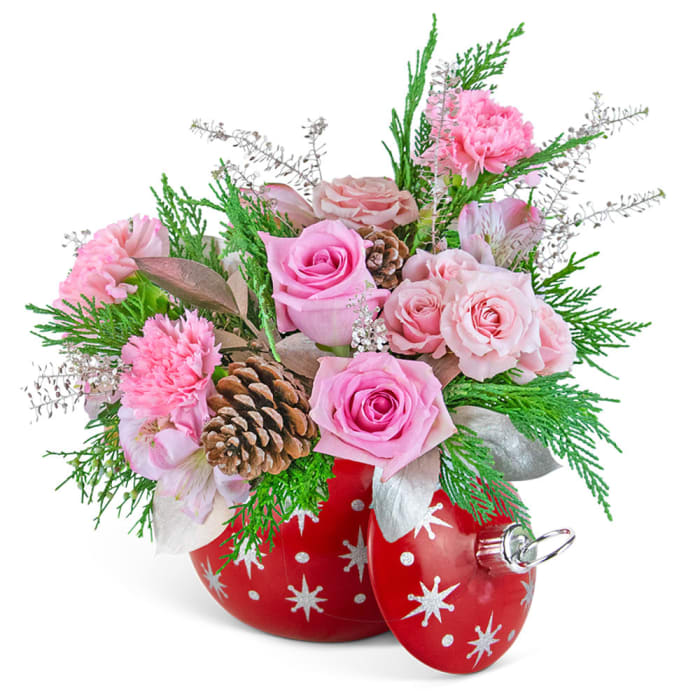 Sweet Pink Holiday Ornament Keepsake