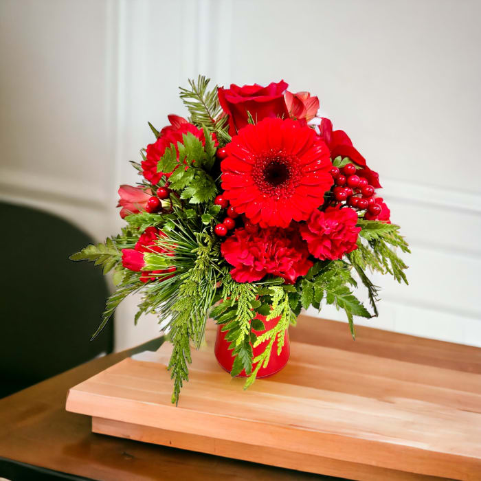 Rouge Radiance Festive Bouquet