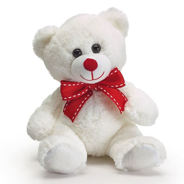 PLUSH 7" WHITE BEAR