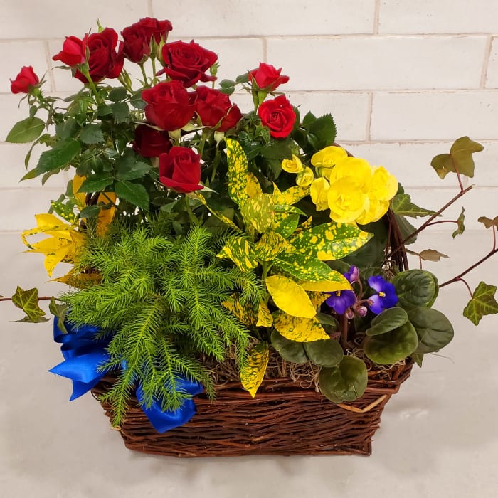 Blooming Garden Basket