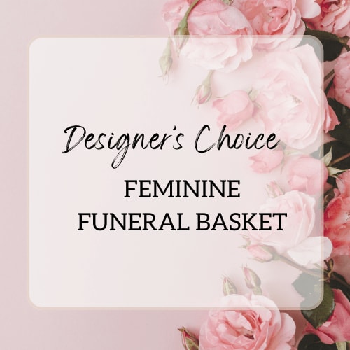 Funeral Basket Feminine Mix