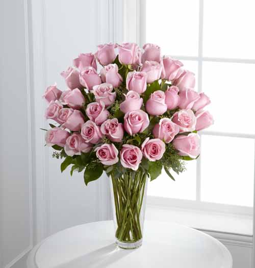 3 Dozen Pink Roses