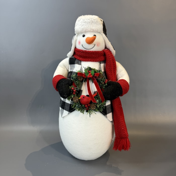 Buffalo Plaid Snowman