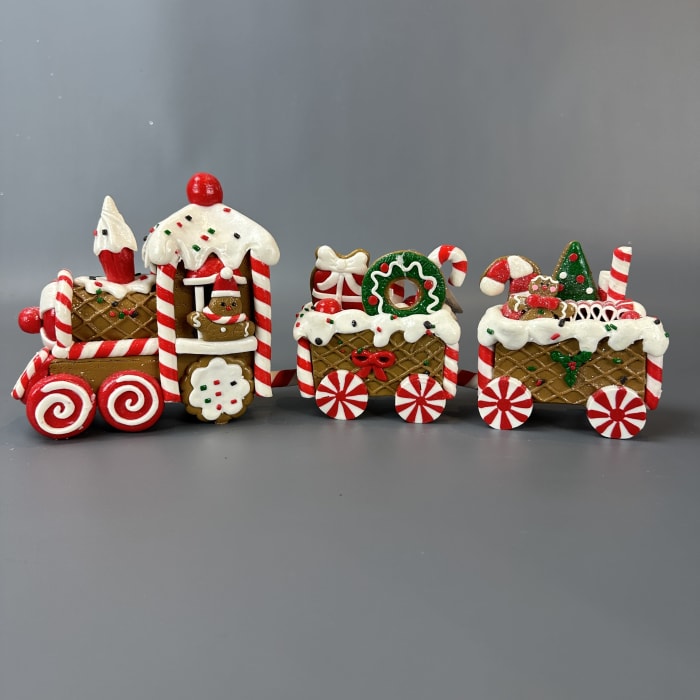 Gingerbread Train 14" W