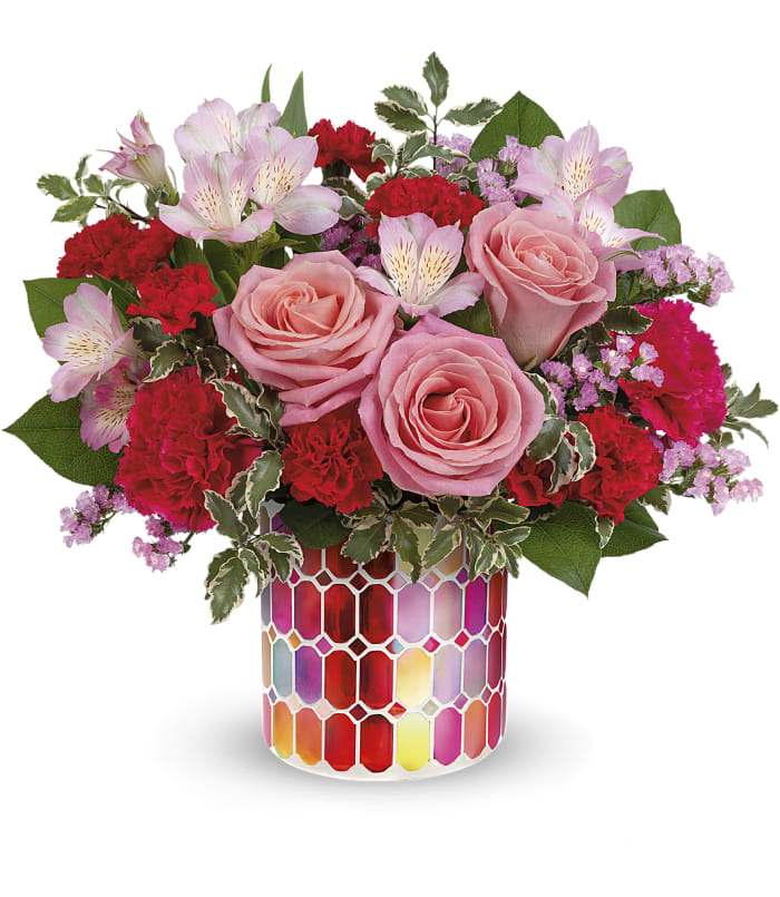 Teleflora's Charming Mosaic Bouquet