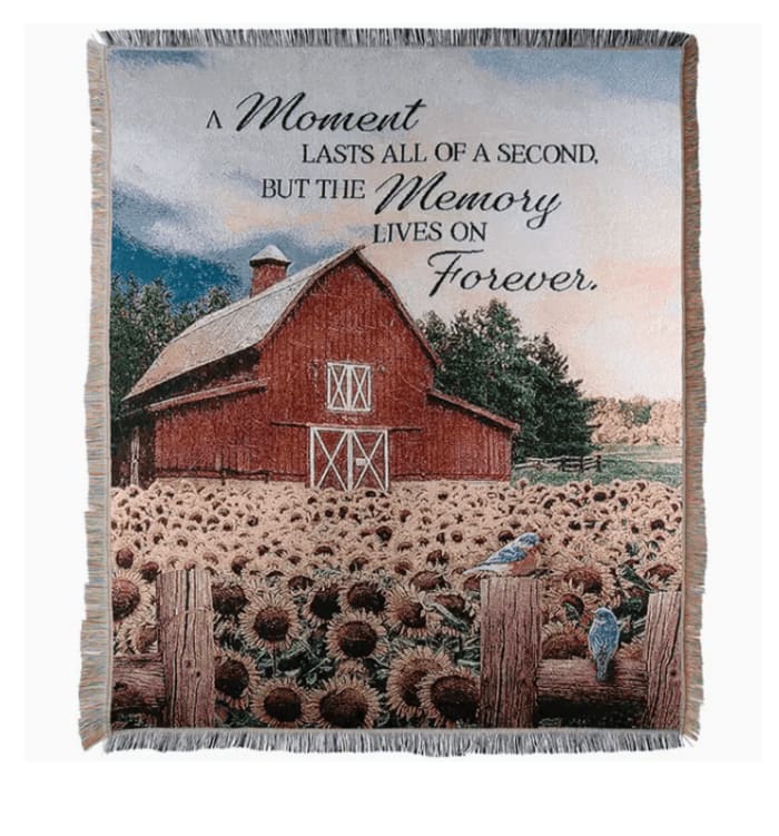 Memory Lives On Tribute Blanket