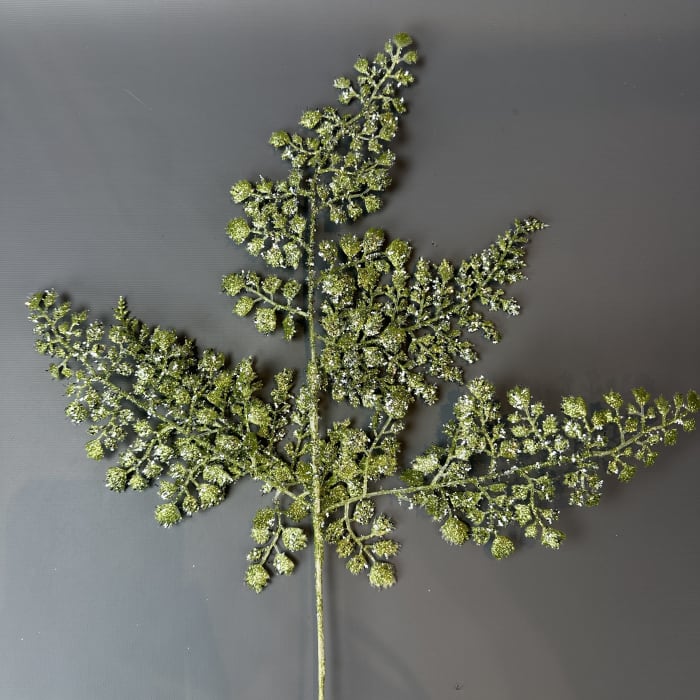 CHAMPAGNE GLITTER MAIDEN HAIR LEAF SPRAY 18''L