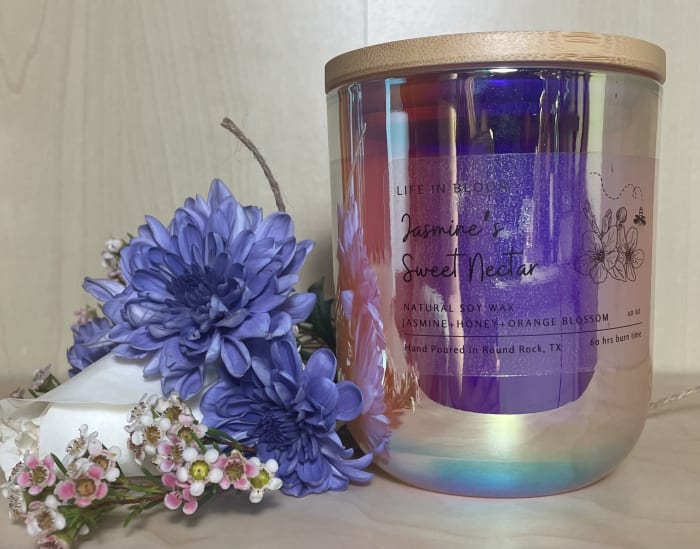 Jasmine's Sweet Nectar 10oz Luxury Soy Candle