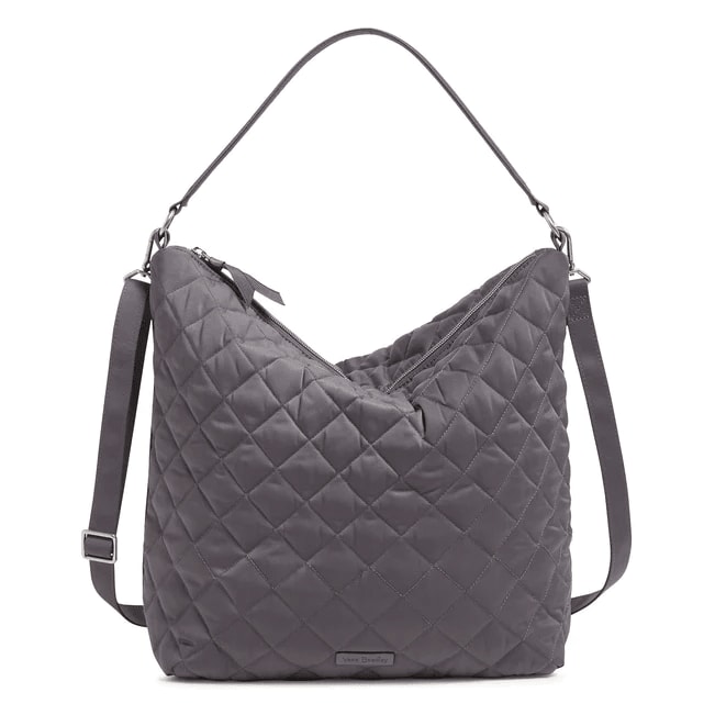 Oversized Hobo Shoulder Bag in Performance Twill