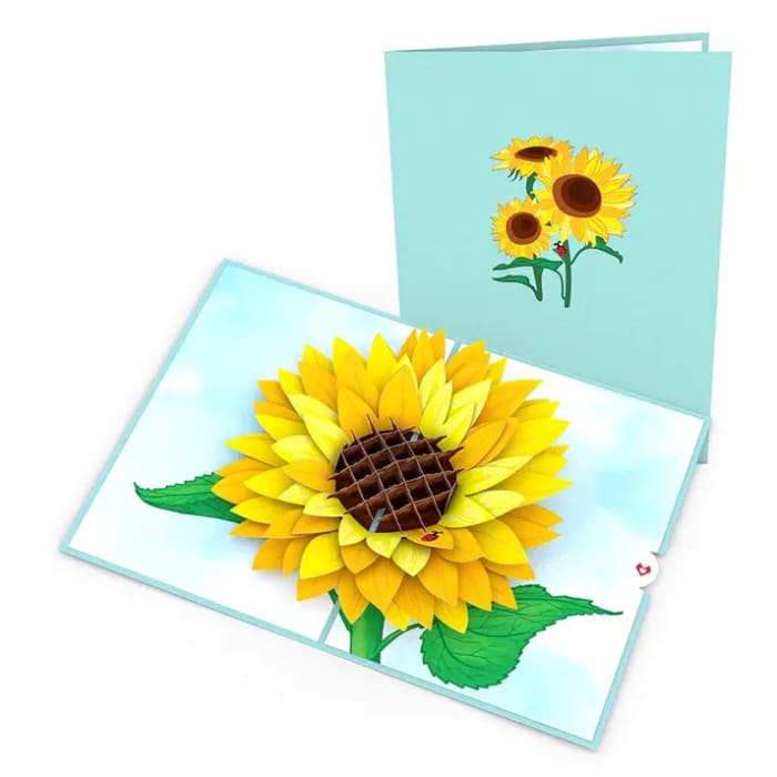 LovePop Sunflower Bloom  (Pop-up) Keepsake Greeting Card