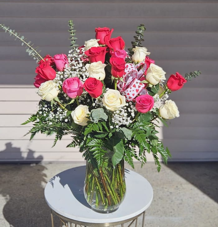 Three Dozen Mixed Roses