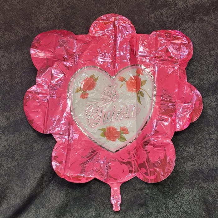 GABMVLG20 - 26" Te Quiero Ruffled Heart Balloon (Spanish)
