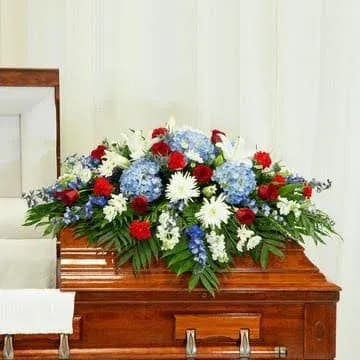 Peaceful Patriot Casket Spray