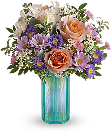 TELEFLORA'S AQUA ROSE BOUQUET