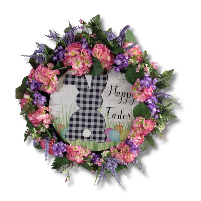 Happy Easter Wreath