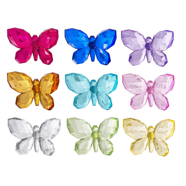 Crystal Butterfly Magnet