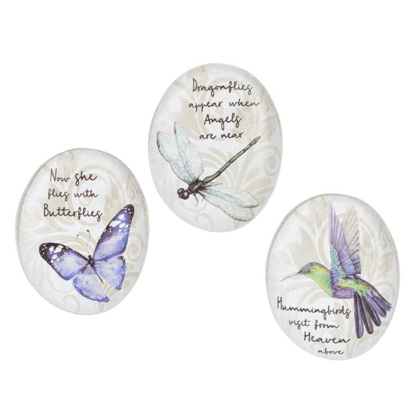 Bereavement Spiritual Winged Memory Stones