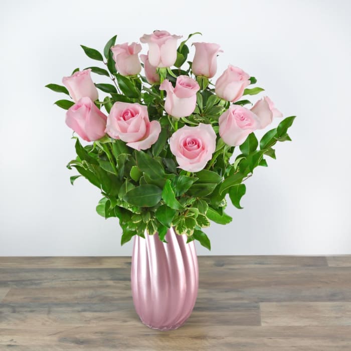 Blushing Rosy Swirls