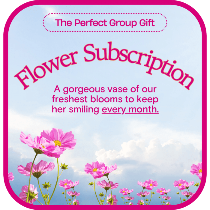 Flower Subscription as a Gift