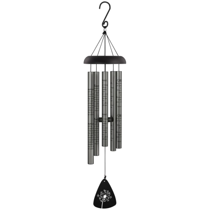 Memories 30" Charcoal Wind Chime