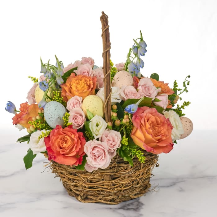 Egg Hunt Blossom Basket